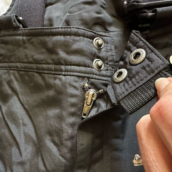 Slalom Overall Snow Pants Black Unisex Youth Size Large - Picture 6 of 12